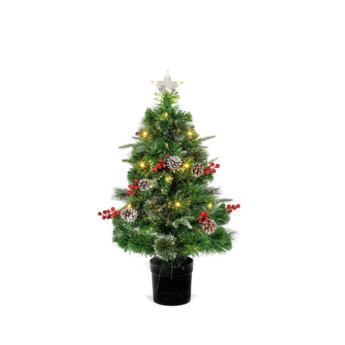 New Jersey Fibre Optic Christmas Tree 80cm