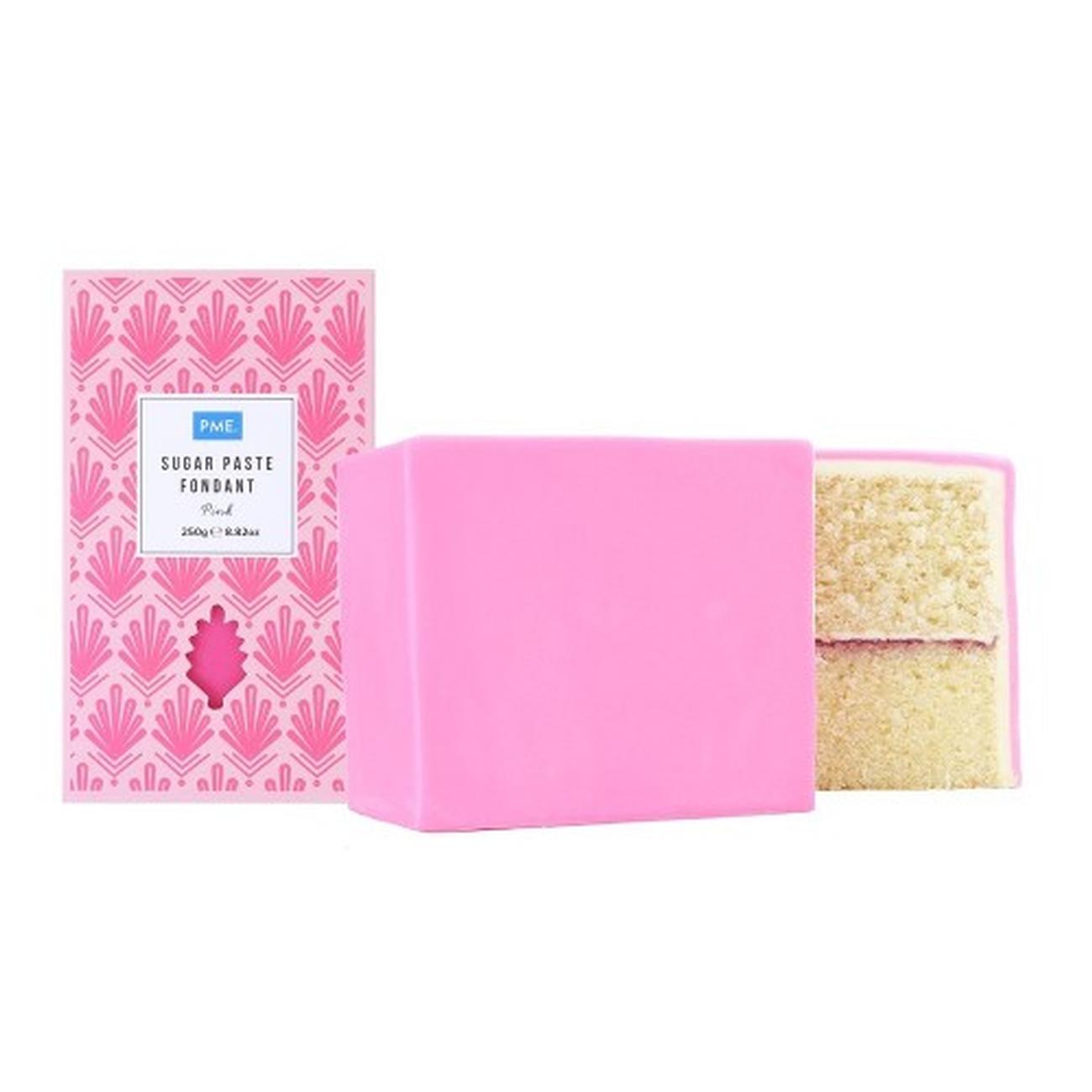 PME Sugar Paste Fondant – Pink 250g