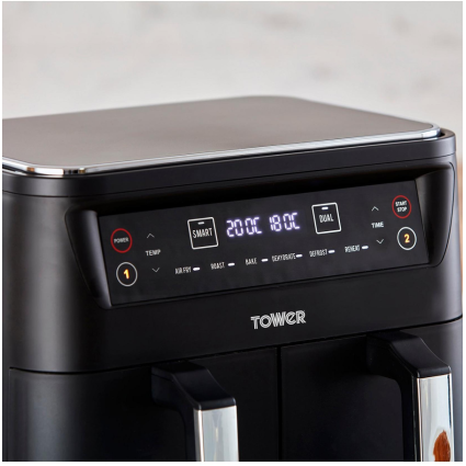 Tower Vortex Dual Air Fryer 8L