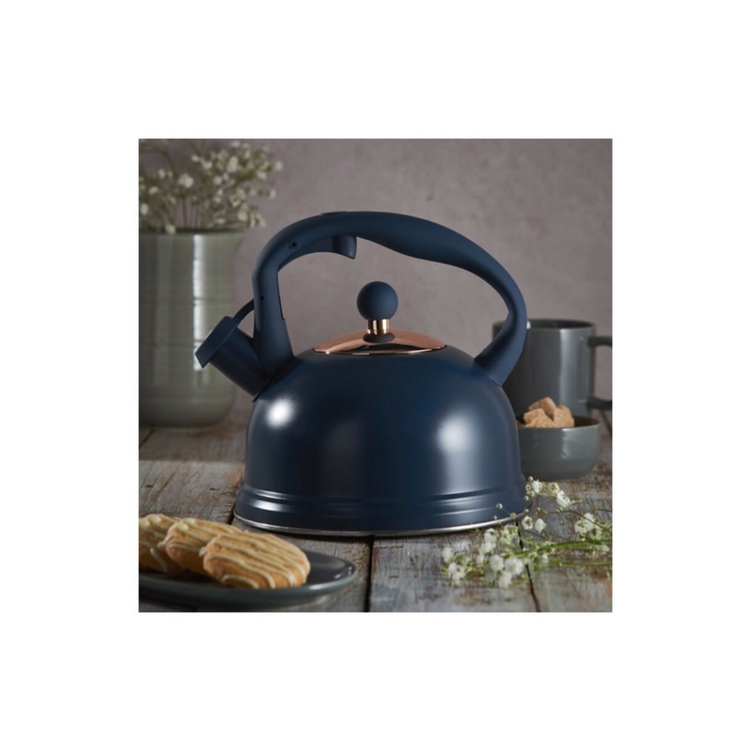 Typhoon Otto Navy 1.8 Litre Whistling Kettle