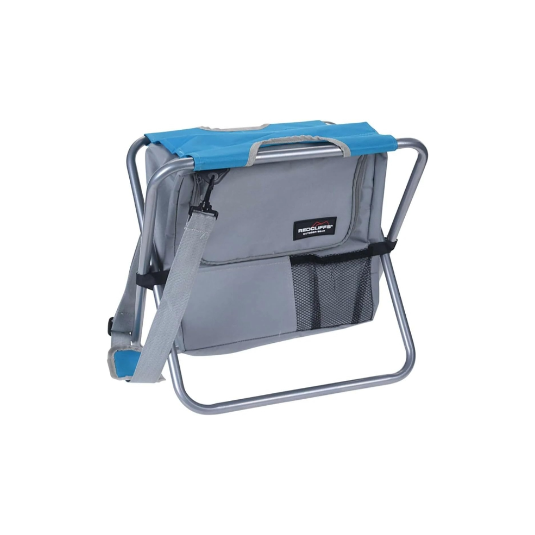 Foldable Camping Stool with Cooler Bag