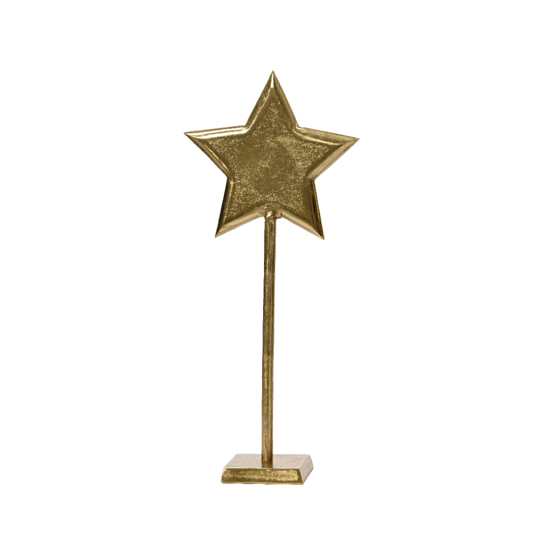 Kaemingk Gold Christmas Tree/Star Decoration 55cm