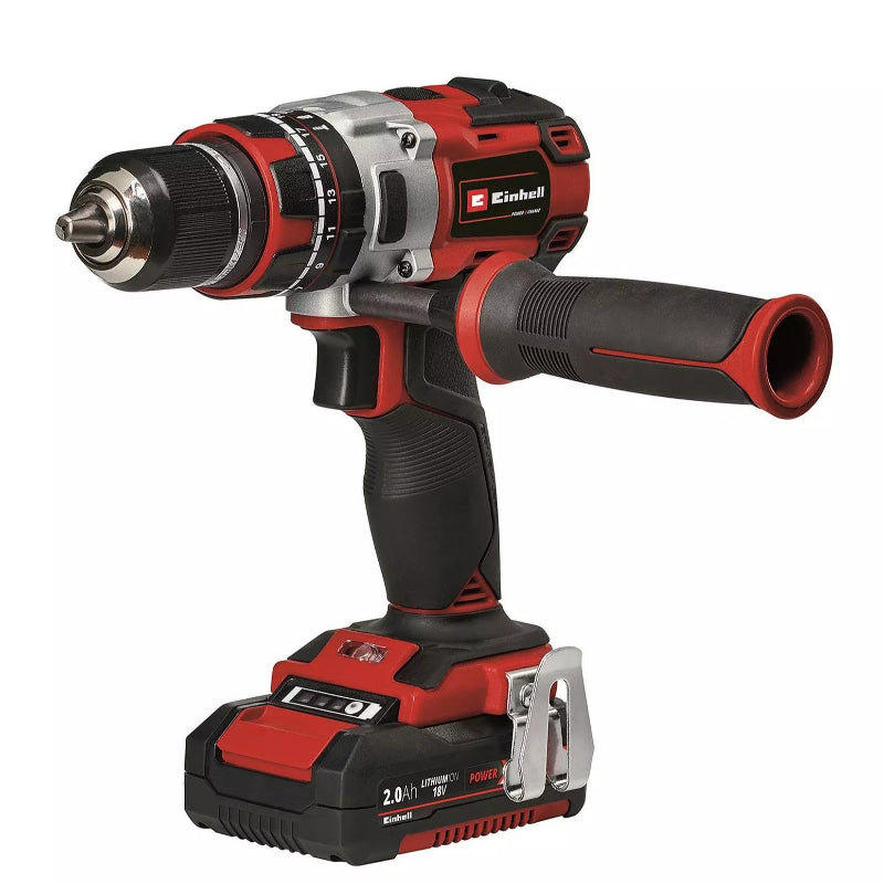 Einhell Power X-Change 18V Cordless Brushless Combi Drill Kit