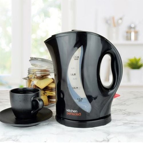 KitchenPerfected 2Kw 1.7Ltr Cordless Kettle - Black