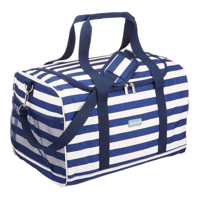 KitchenCraft Lulworth Extra-Large Nautical-Striped Family Cool Bag