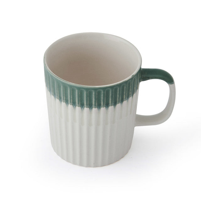 MIKASA GREEN TEXTURED MUG 410ML