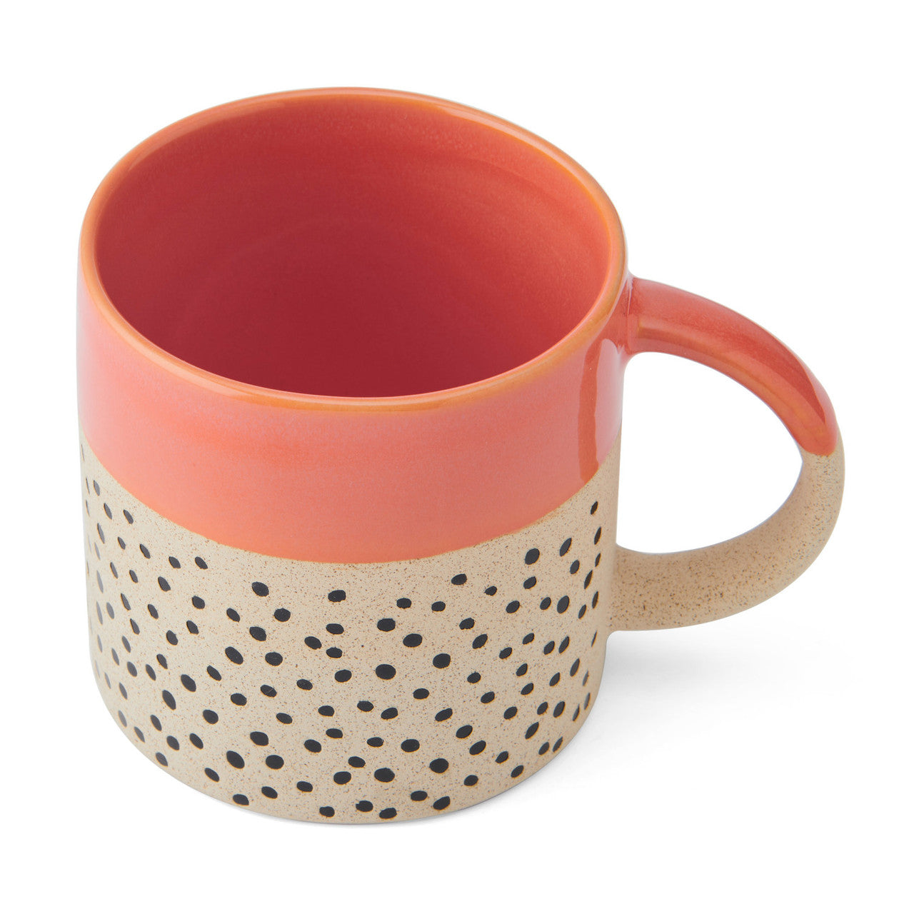 MIKASA WAX RESIST ORANGE GLAZE MUG 390ML