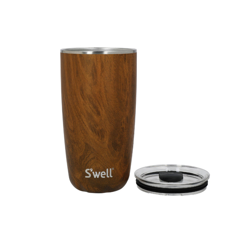 S'well Teakwood Tumbler with Lid, 530ml