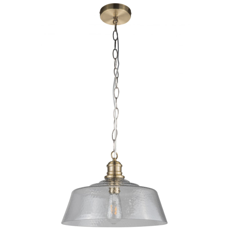 Millar 1 Light Ceiling Pendant Antique Brass