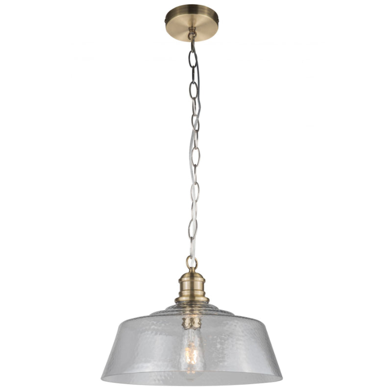 Millar 1 Light Ceiling Pendant Antique Brass