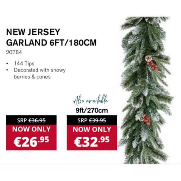 New Jersey Spruce Christmas Garland