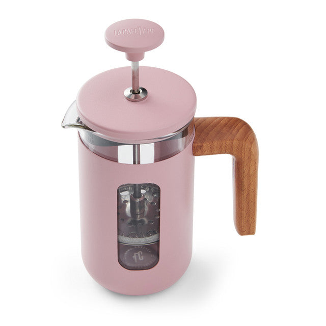 La Cafetière Pisa 3 Cup Cafetiere - Pink