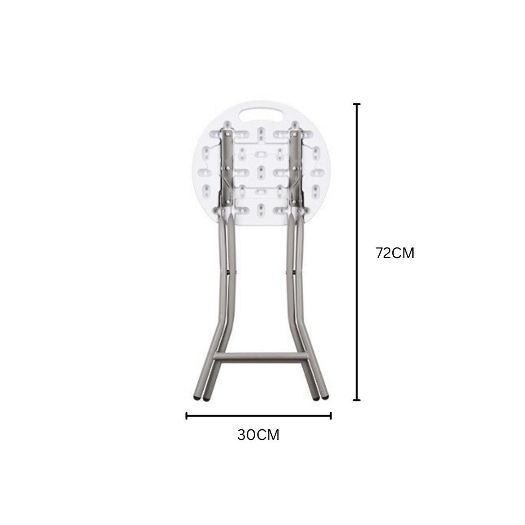 Folding Stool - White