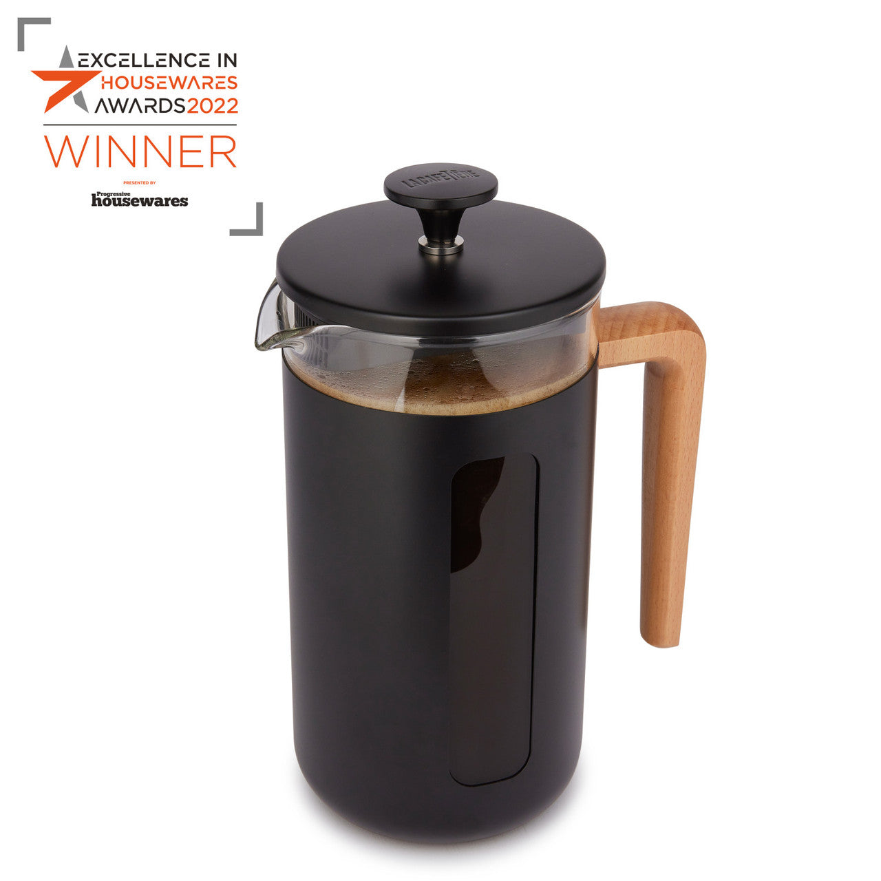 La Cafetière Pisa 8 Cup Cafetiere - Black