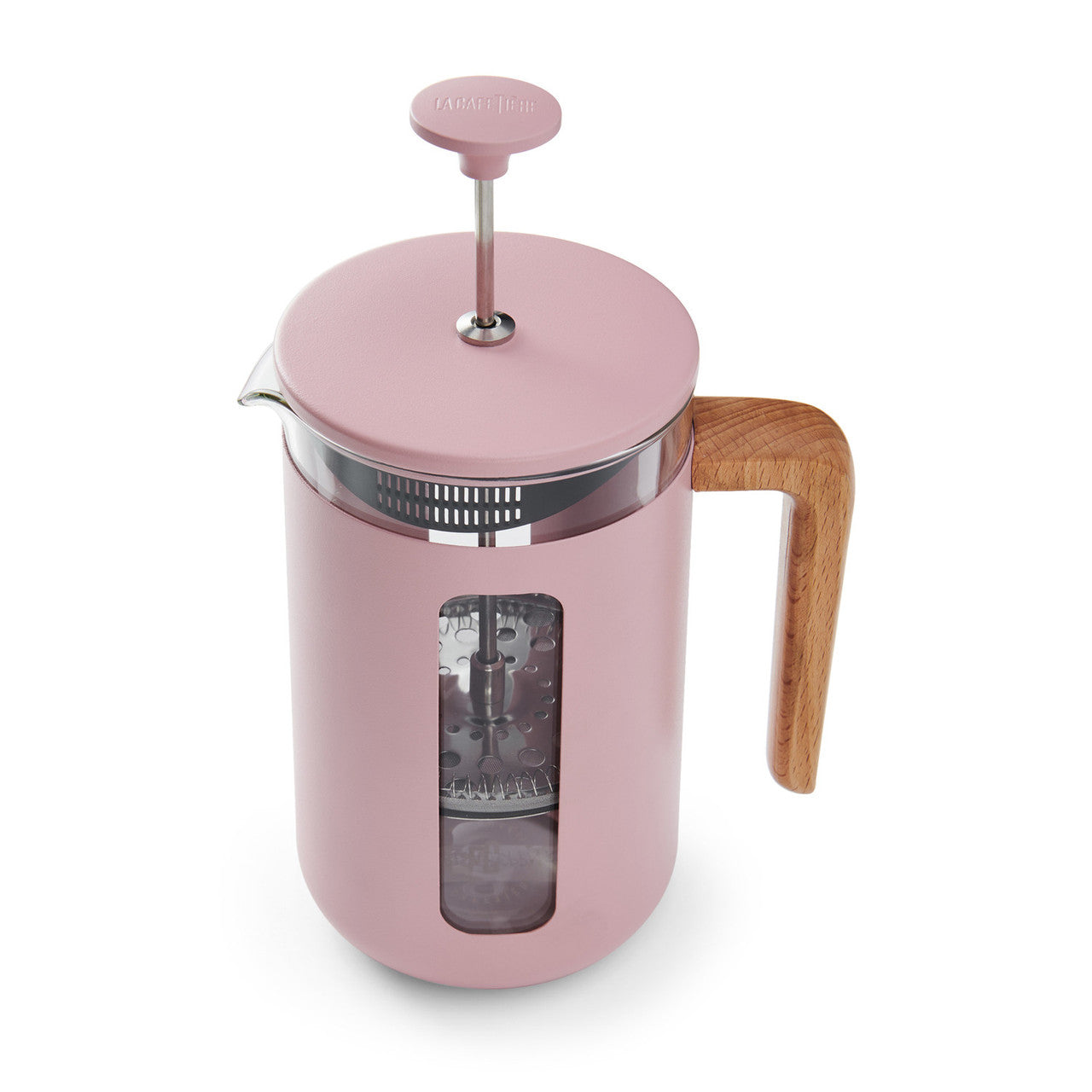 La Cafetière Pisa 8 Cup Cafetiere - Pink