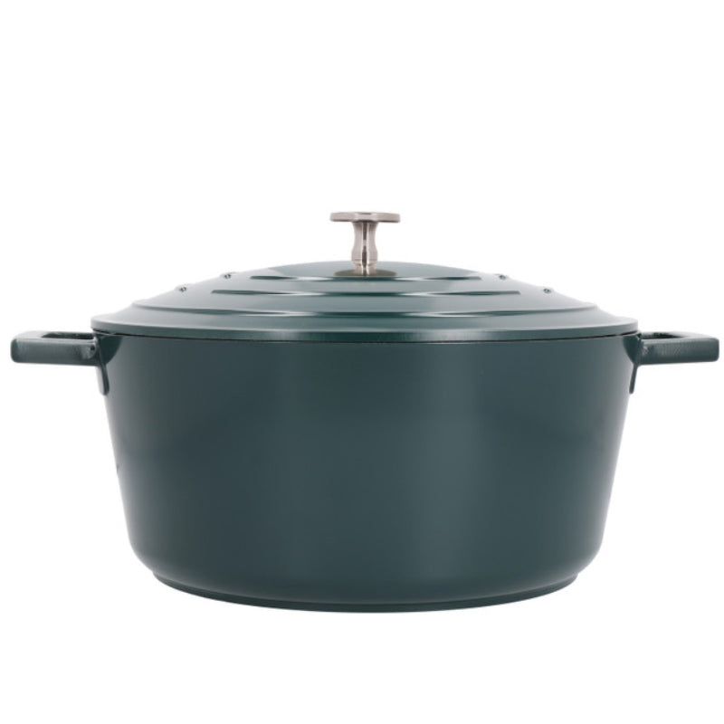 MasterClass Cast Aluminium Casserole Dish 5L Hunter Green