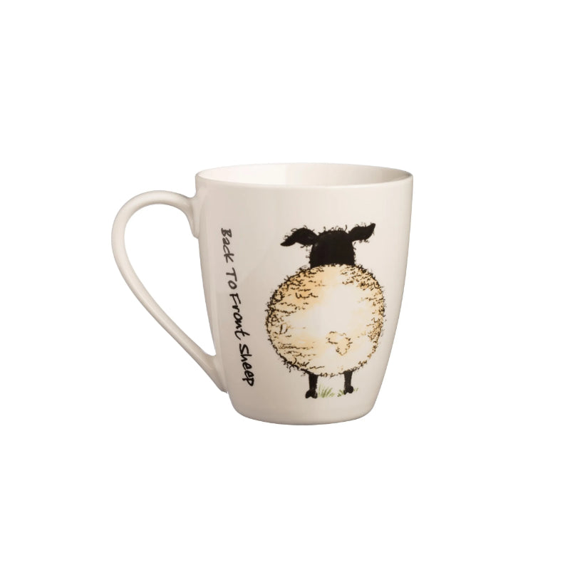 Price & Kensington Back To Front Sheep Fine China Mug 35cl