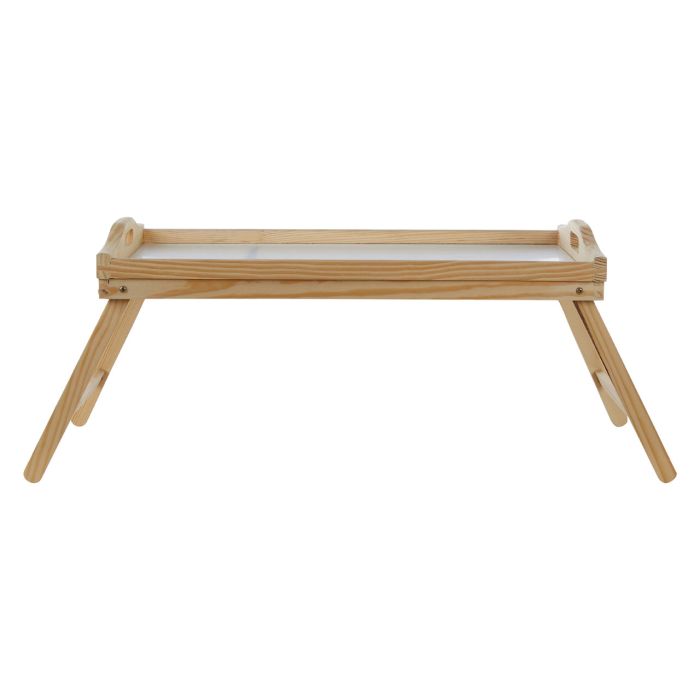 White Top Wooden Bed Tray