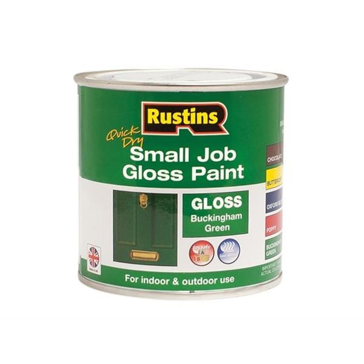 Rustins Small Job Buck Green Gloss Q/D 250Ml