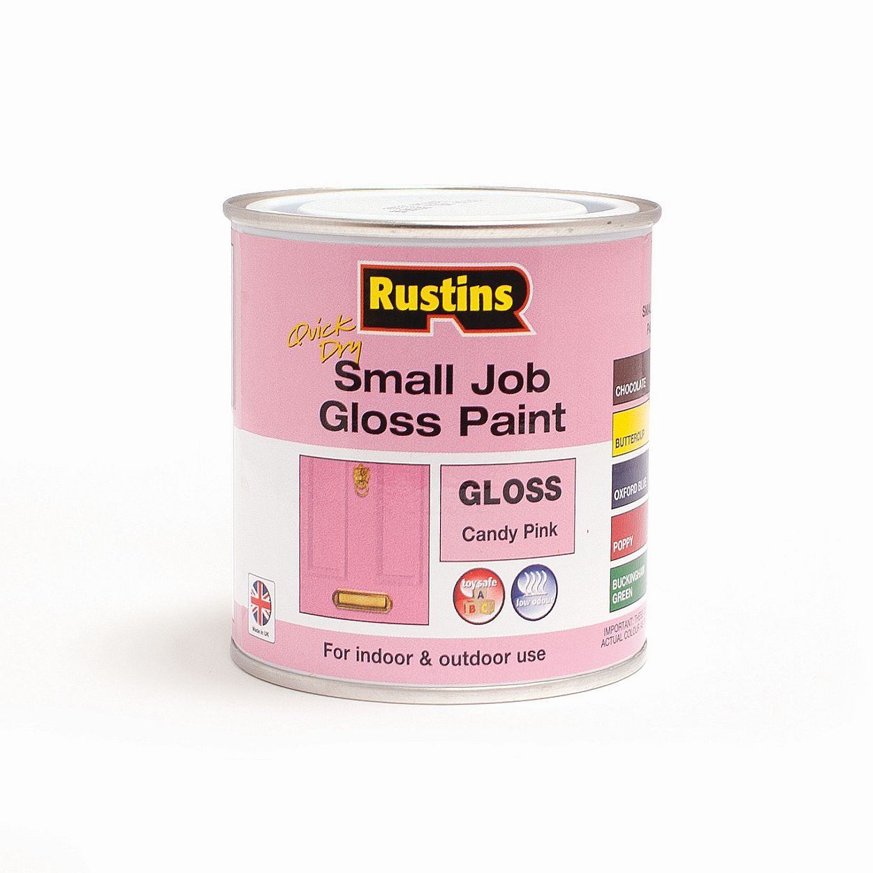 Rustins Small Job Candy Pink Gloss Q/D 250Ml