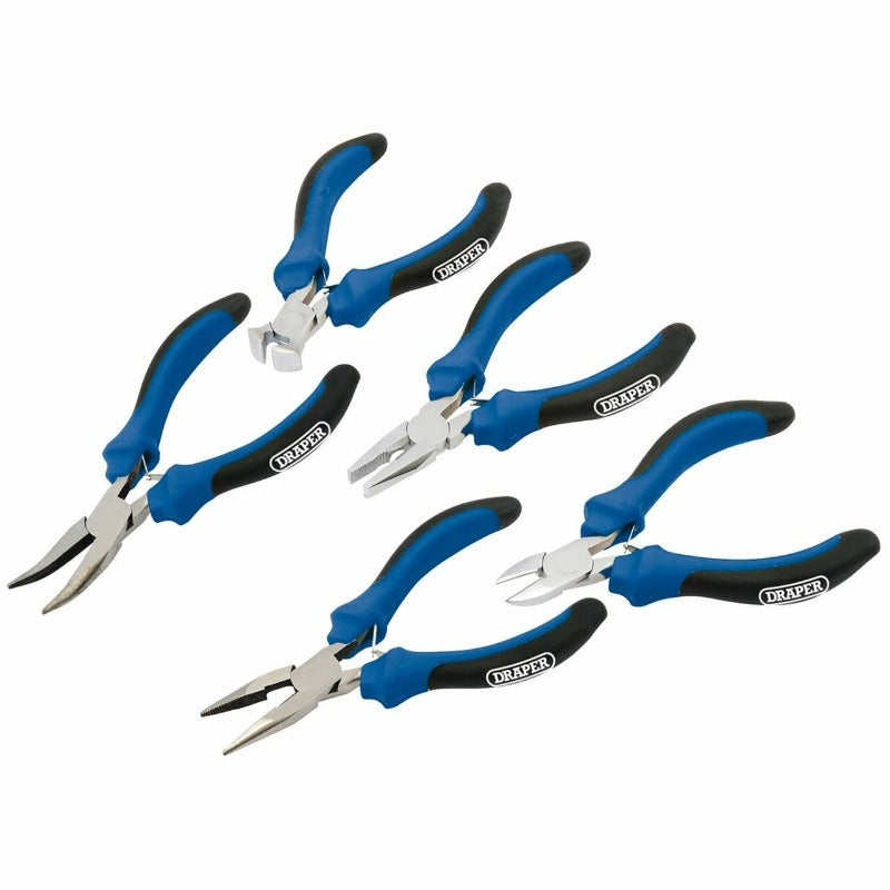 Draper Soft Grip Mini Pliers Set (5 Piece)