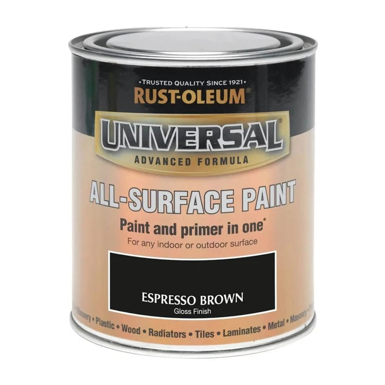 Rust-Oleum Universal All Surface Gloss Paint & Primer - Espresso Brown