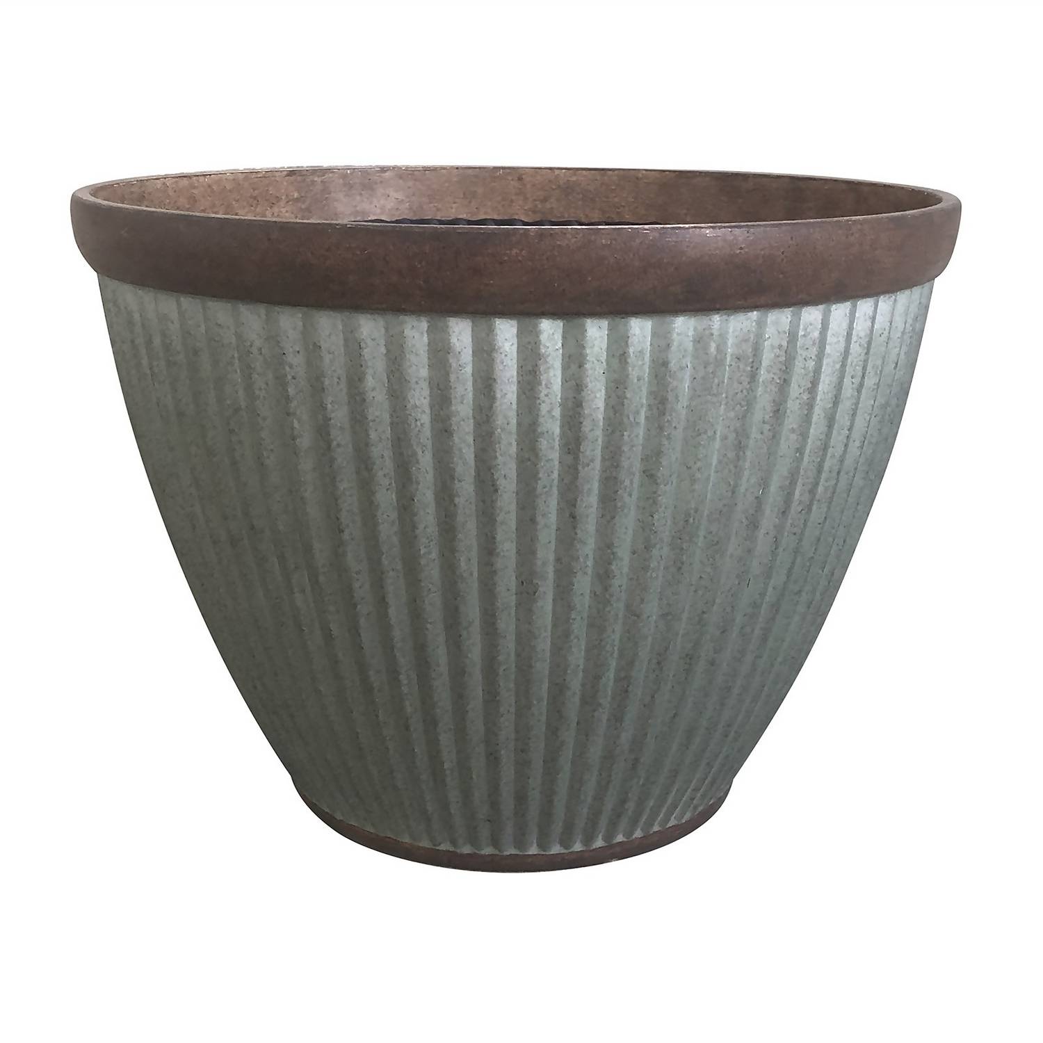 Plant Avenue Irondale Garden Bowl Planter 38cm