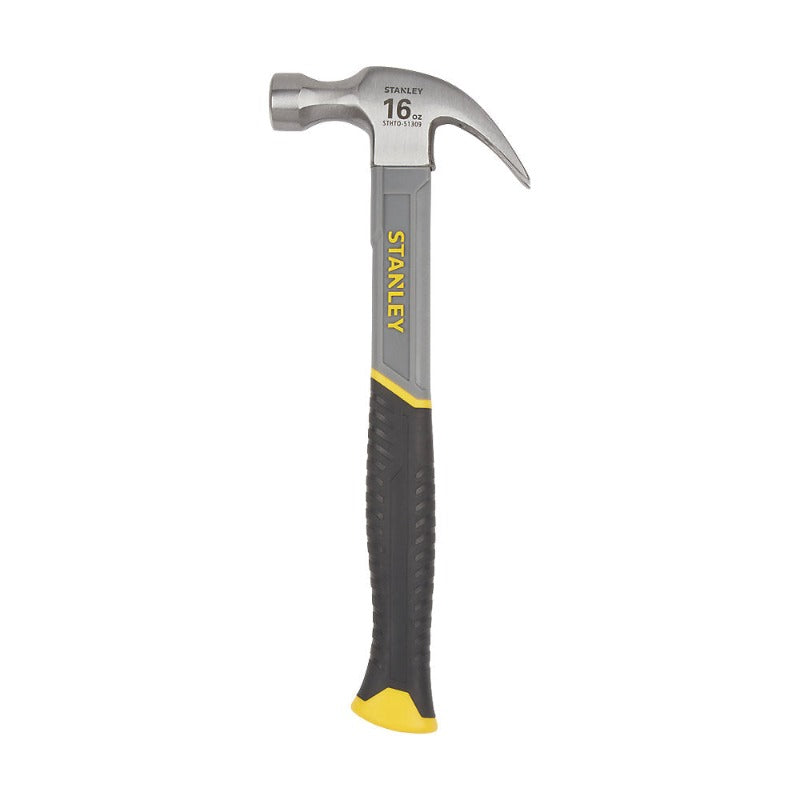 STANLEY FIBREGLASS CLAW HAMMER 16OZ