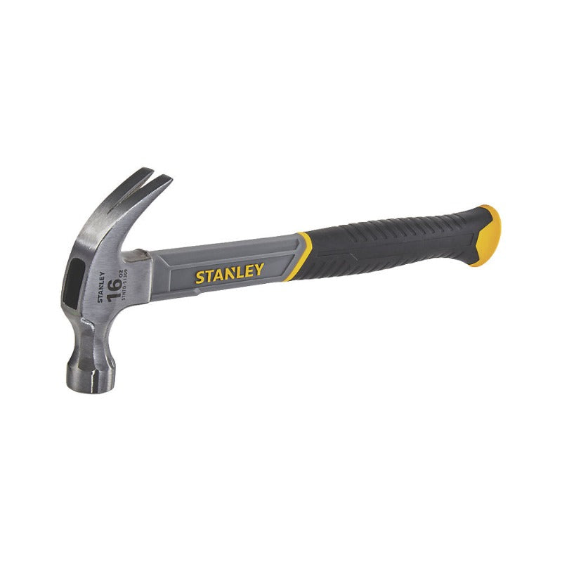 STANLEY FIBREGLASS CLAW HAMMER 16OZ