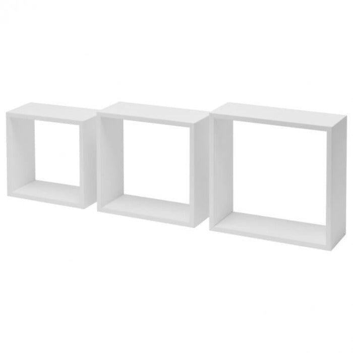 Duraline Triple Cube Shelf white 12mm 30x30x12cm