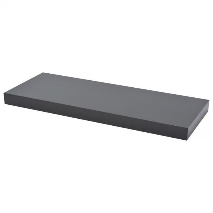 Duraline Floating shelf XL4 push fix grey 38mm 60x23,5cm