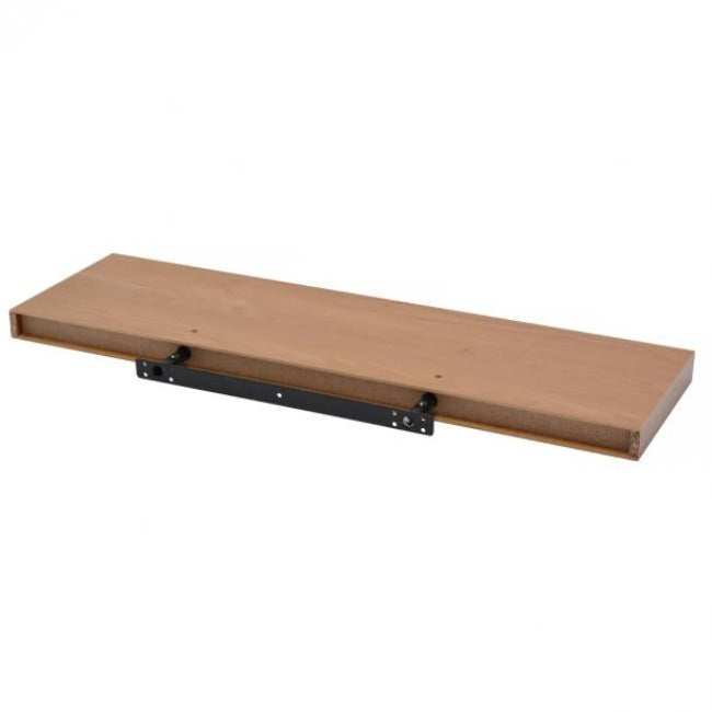 Duraline Floating shelf XL4 Push Fix Knotty Oak 38mm 80x23,5cm