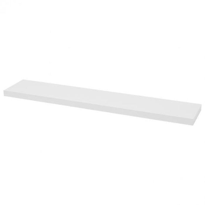 Duraline Floating shelf XL4 push fix white lacquered 38mm 118x23,5cm