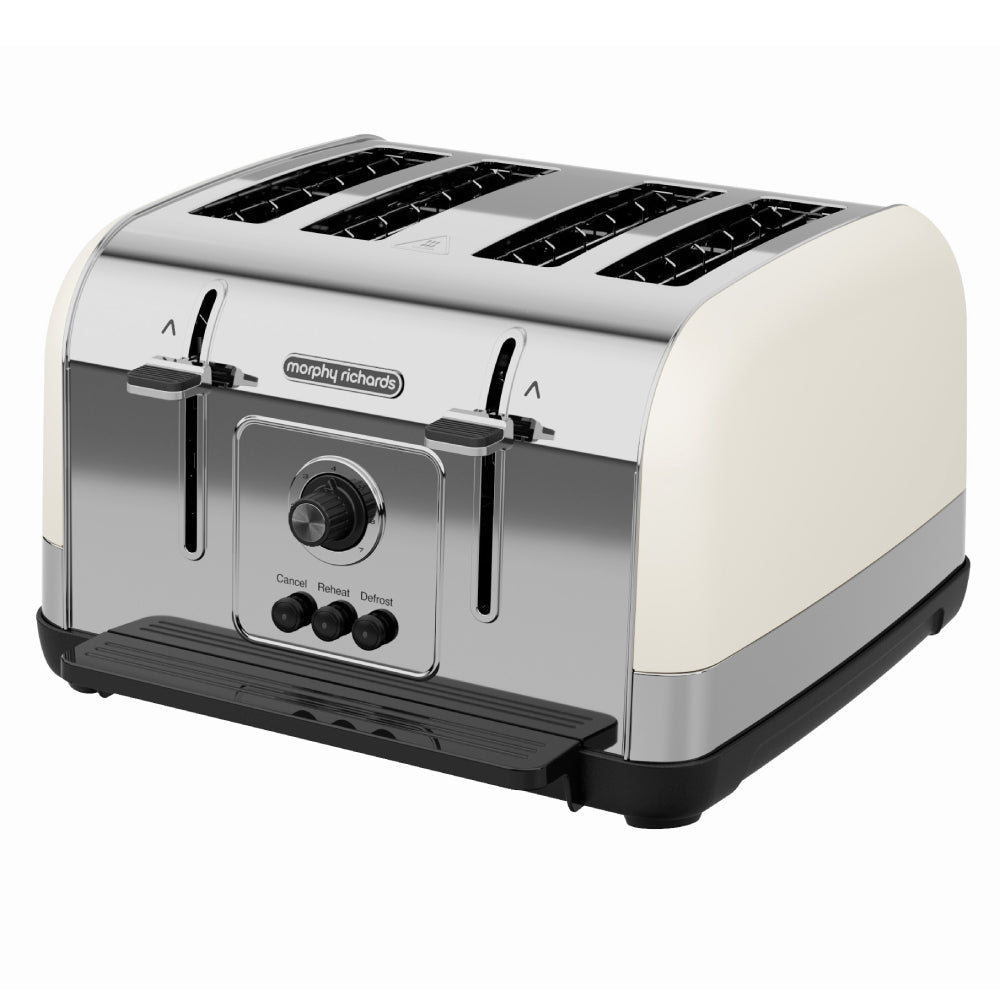 Morphy Richards Venture 4 Slice Toaster - Cream Media 4 of 6