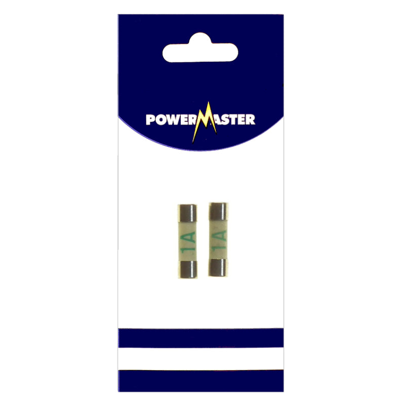 Powermaster Electrical 1 Amp Fuse Pack of 2