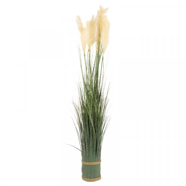 Artificial Faux Bouquet - White Pampas 120 cm