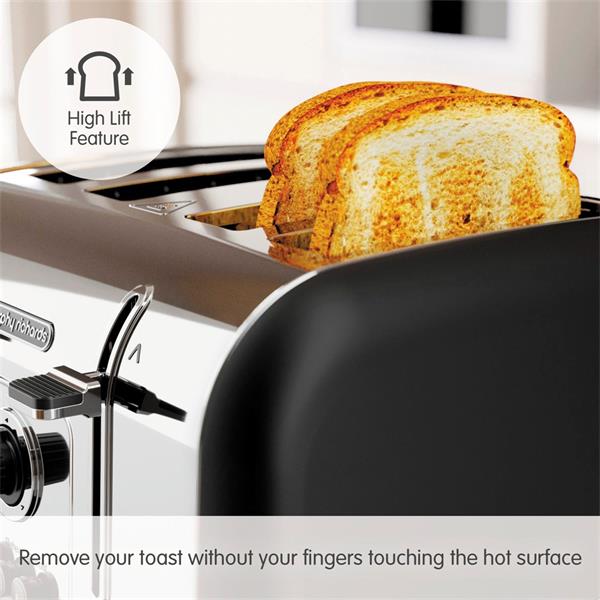 Morphy Richards Venture 4 Slice Toaster - Black