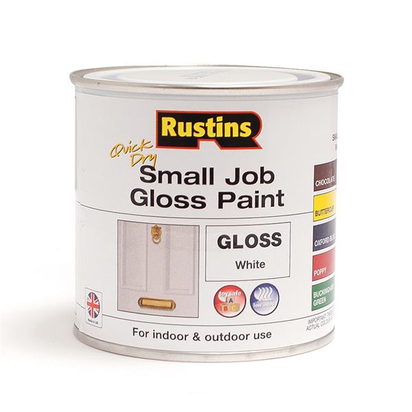 Rustins Small Job Candy White Gloss Q/D 250Ml