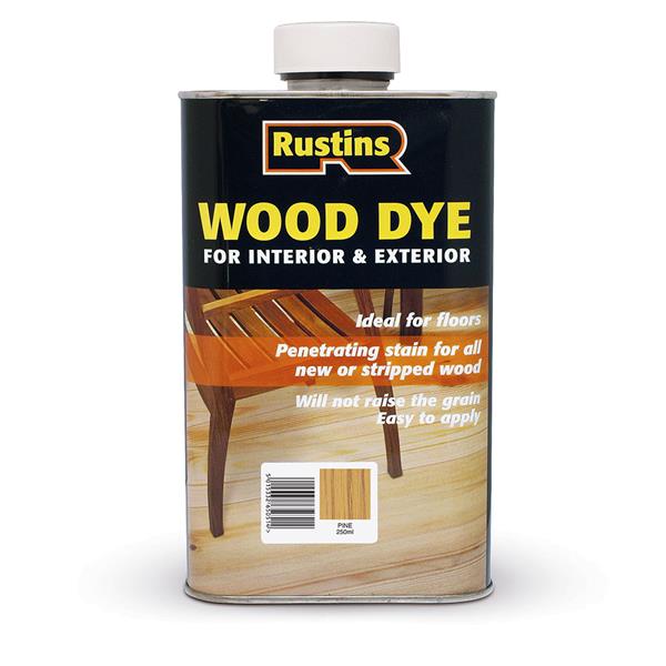 Rustins 250Ml Interior / Exterior Wood Dye - Pine