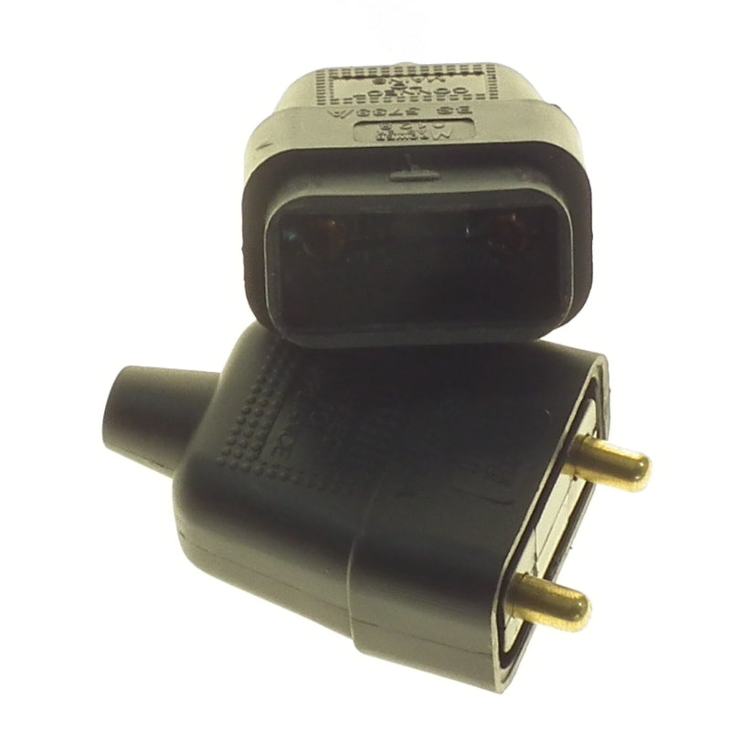 Powermaster Electrical 2 Pin Rubberised Connector