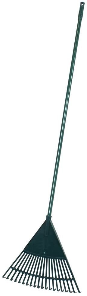 JVL Outdoor Twenty Tooth Garden Lawn Leaf Rake