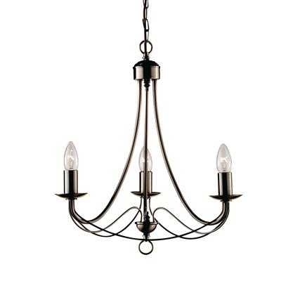 MAYPOLE 3LT CEILING PENDANT - ANTIQUE BRASS