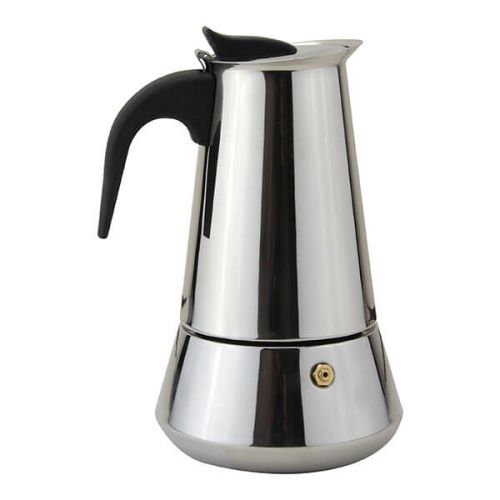 Apollo Stainless Steel Induction 6 Cup Coffee Maker