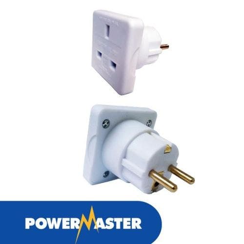 Powermaster European Travel Adaptor