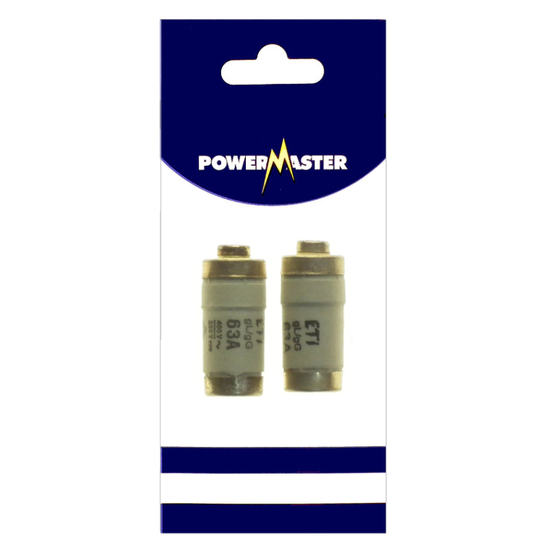 Powermaster Electrical 63 Amp Neozed Fuse Pack of 2