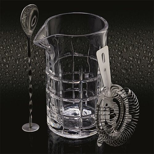 BarCraft Cocktail Mixing Set 500ml Glass