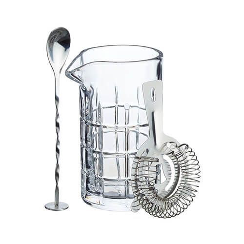 BarCraft Cocktail Mixing Set 500ml Glass