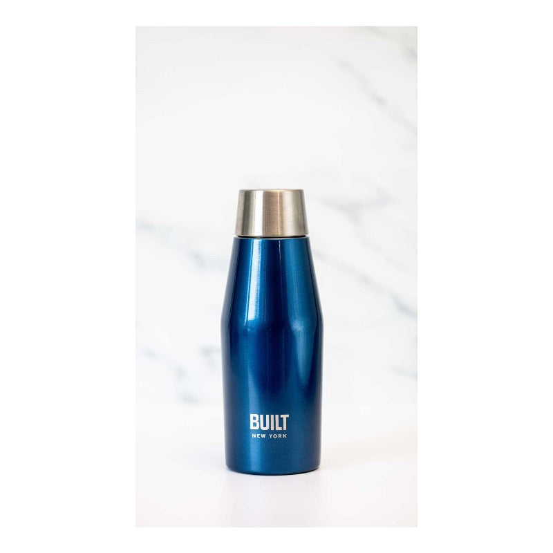 BUILT Apex 330ml Insulated Water Bottle - Midnight Blue