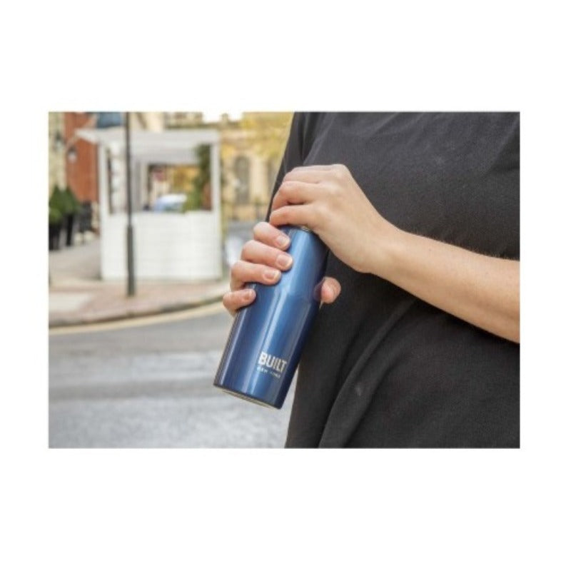 BUILT Apex 330ml Insulated Water Bottle - Midnight Blue