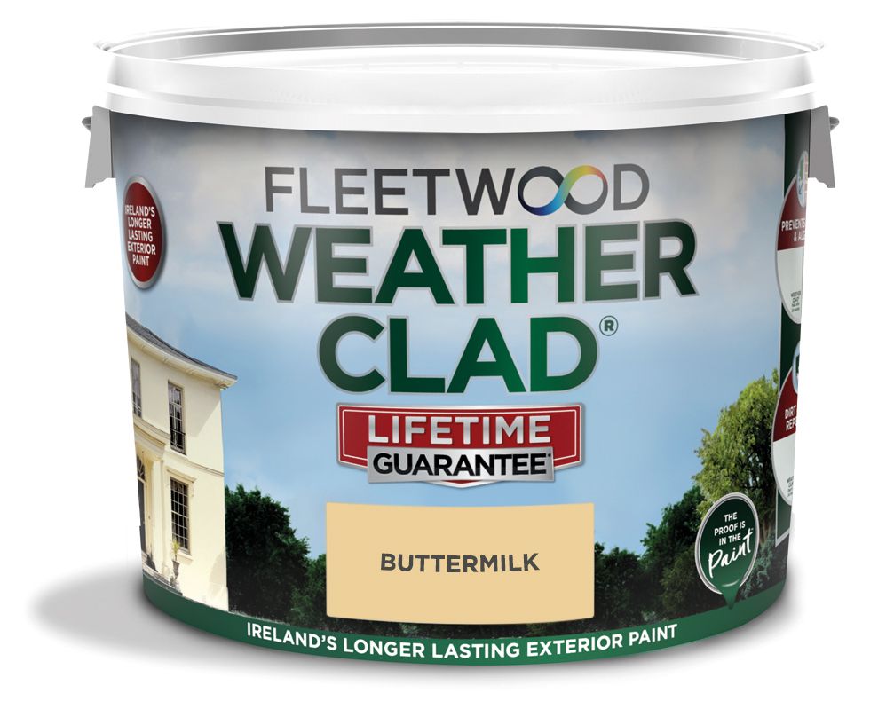 Fleetwood Weatherclad Buttermilk 10L